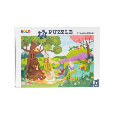 96 Parça Yer Puzzle – Ormanda Piknik