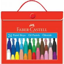 Faber-Castell Plastik Çantalı Tutuculu Pastel Boya 24 Renk