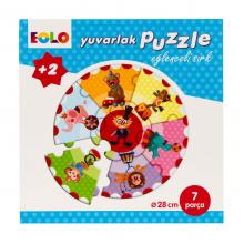 Yuvarlak Puzzle - Eğlenceli Sirk