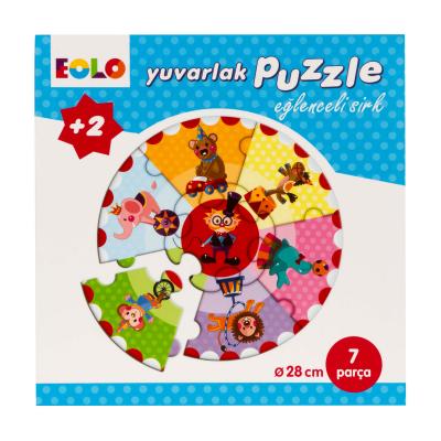 Yuvarlak Puzzle - Eğlenceli Sirk