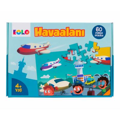 60 Parça Yer Puzzle - Havaalanı